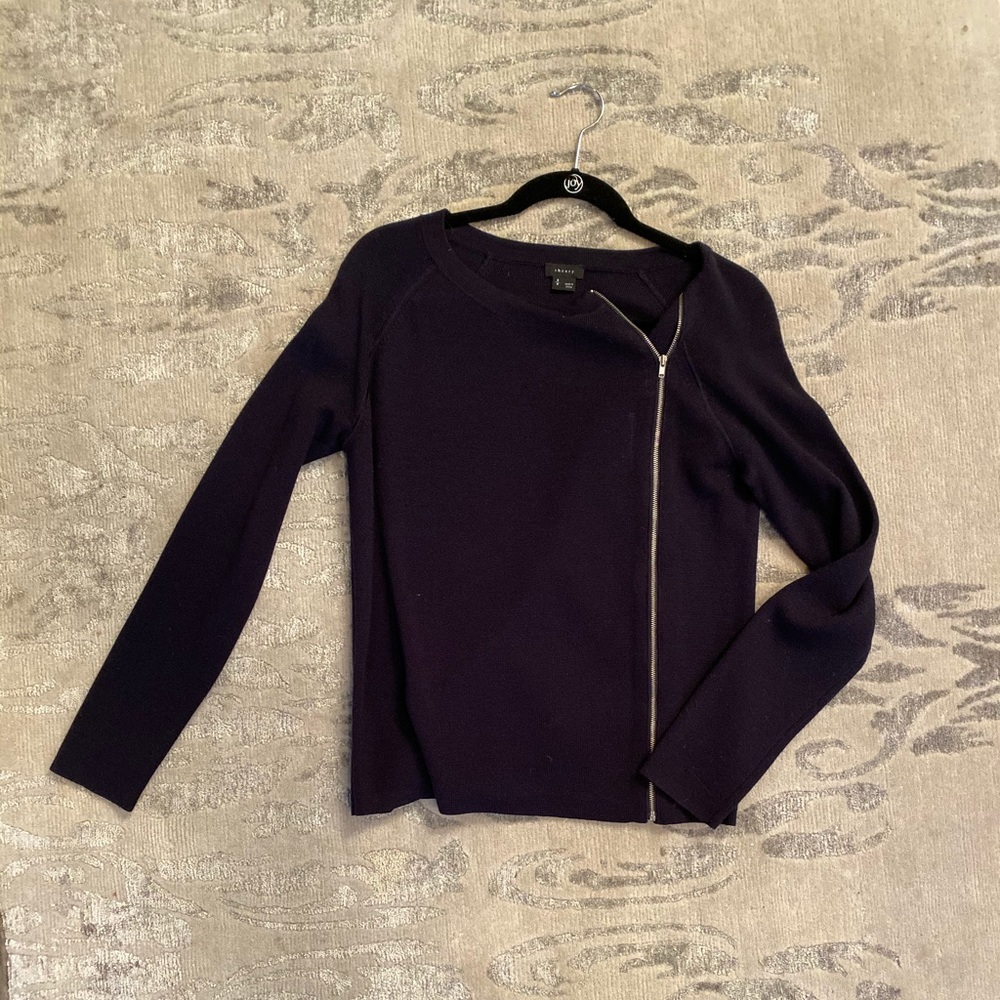 Navy Wool Theory Sweater